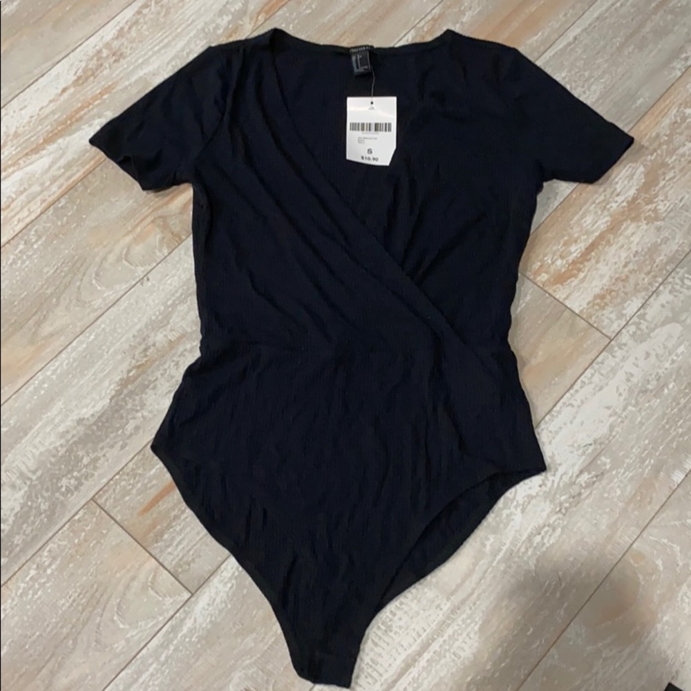 NWT Forever 21 black bodysuit size small